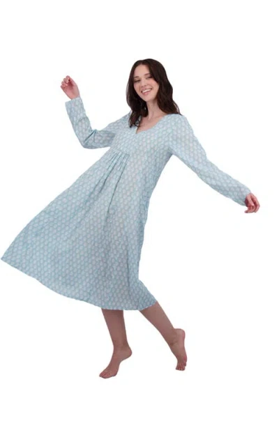 Mer St. Barth "le Reve" St Barth Caftan Seafoam Booty In Blue