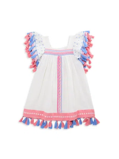 Mer St. Barth Kids' Little Girl's & Girl's Serena Tassel Dress In Multi