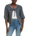 Mer St. Barth Marisol Boho Jacket In Blue