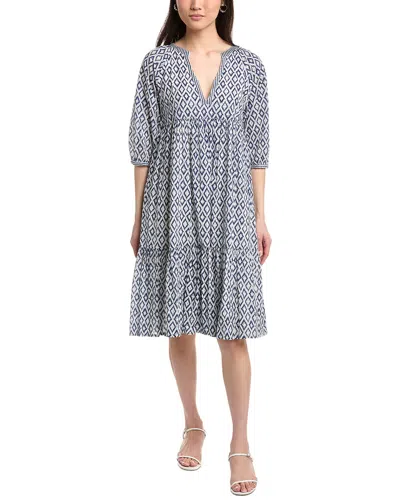 Mer St. Barth Martine Popover Dress In Blue