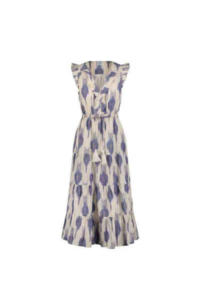 Mer St. Barth Maxi Dress La Creme Ikat In Multi