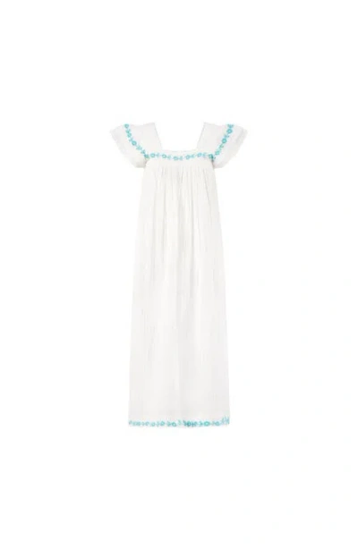 Mer St. Barth Mer St Barth Maxi Sandrine Womens Dress In White