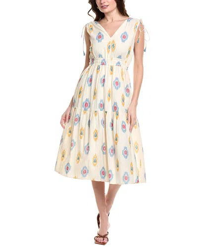 Mer St. Barth Mer Tiered Maxi Dress In Beige