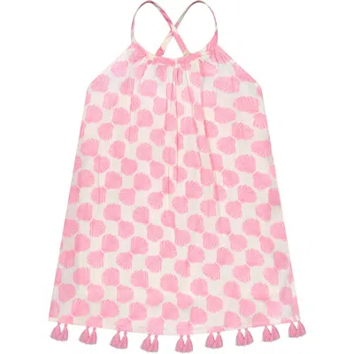 Mer St. Barth Kids'  Mini Chantal Girl's Sundress In Pink