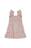 Mer St. Barth Kids'  Mini Paloma Girl's Dress In Pink