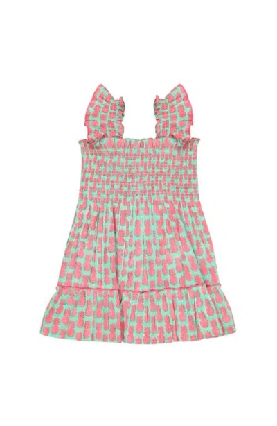 Mer St. Barth Kids'  Mini Paloma Girl's Dress In Pink