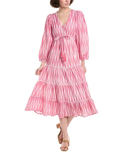 Mer St. Barth Odette Midi Dress In Multi