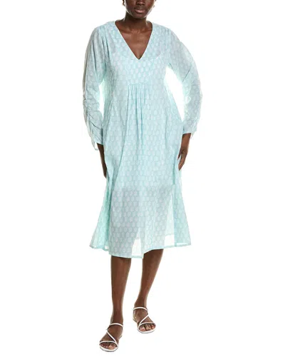 Mer St. Barth Printed Kaftan In Blue