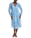 Mer St. Barth Printed Kaftan In Blue