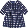 Mer St. Barth Girls' Sara Popover Dress - Little Kid, Big Kid In Navy