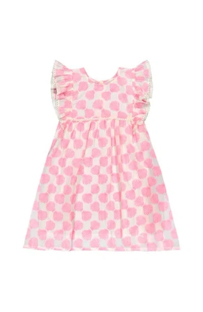 Mer St. Barth Kids'  Seraphina Girl's Dress Shell Beach Pink