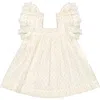 Mer St. Barth Kids'  Serena Girl's Tassel Dress In White