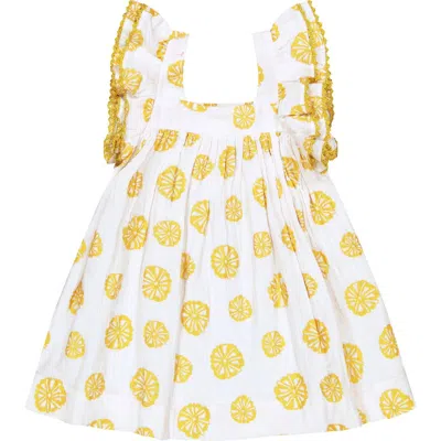 Mer St. Barth Kids'  Serena Girl's Tassel Dress In White
