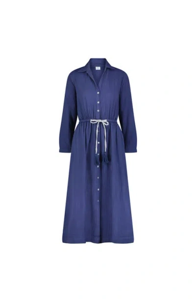 Mer St. Barth Shirtdress In Blue