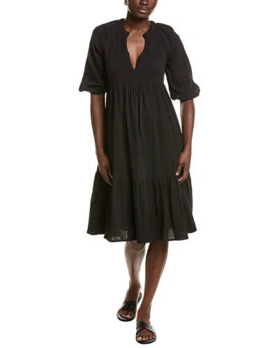 Mer St. Barth Sonja Popover Dress In Black