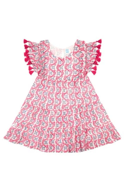 Mer St. Barth Kids'  Sophie Dress In Pink