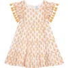 Mer St. Barth Kids'  Sophie Tassel Dress In Talelayo Gold