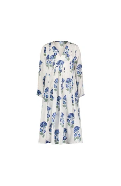 Mer St. Barth Mer St Barth St Barth Womens Kaftan In Blue