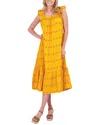 Mer St. Barth Eva Ruffle Sundress In Yellow