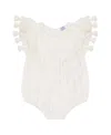 Mer St. Barth Unisex Anna Baby Romper - Baby In White