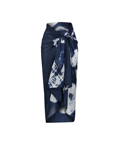 Mer St. Barth Women's Cotton Saline Pareo In Blue