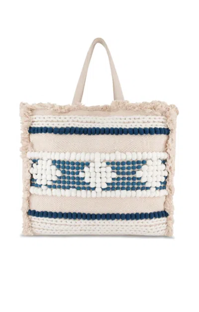 Mer St. Barth Women's Saline Beach Tote Bag In Marine In Blue