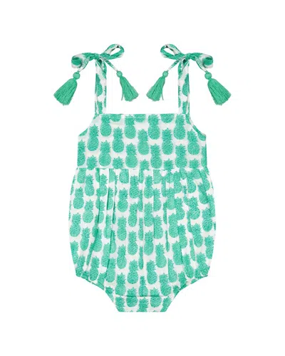 Mer St. Barth Kids' Zoe Romper In Black