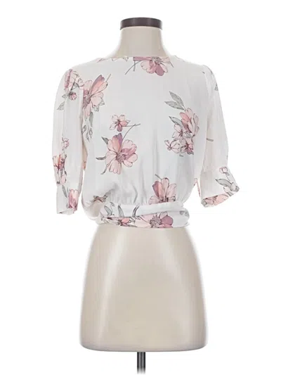 Pre-owned Meraki 3/4 Sleeve Blouse In Ivory