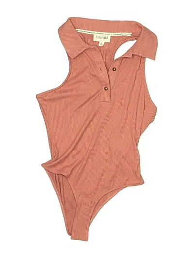 Pre-owned Meraki Bodysuit In Orange