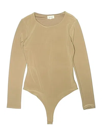 Pre-owned Meraki Bodysuit In Tan
