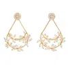 Meraki By Rashmi Bajaj Women's Belle De Perla Gold Earrings