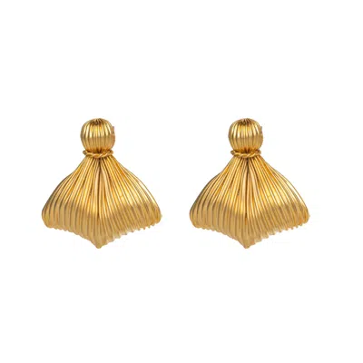 Meraki By Rashmi Bajaj Women's Bellona Gold Plated Stud Earrings