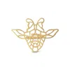 Meraki By Rashmi Bajaj Women's Giraffe Glow Gold Ring