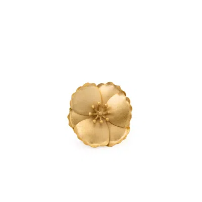 Meraki By Rashmi Bajaj Women's Gold Daylily Ring