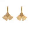 Meraki By Rashmi Bajaj Women's Gold Ginko Leaf Earrings In Gold