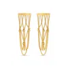 Meraki By Rashmi Bajaj Women's Gold Lira Danglers Earrings