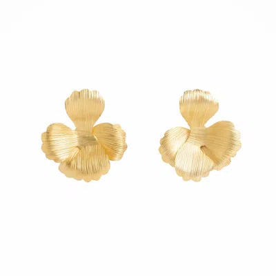 Meraki By Rashmi Bajaj Women's Gold Petite Buttercup Earrings