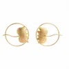 Meraki By Rashmi Bajaj Women's Gold Tulip Hoop Earrings
