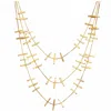 Meraki By Rashmi Bajaj Women's Golden Ladder Necklace