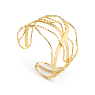 Meraki By Rashmi Bajaj Women's Liquid Gold Cuff