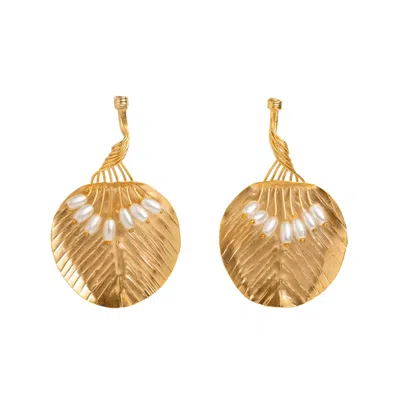 Meraki By Rashmi Bajaj Women's Patram Hanging Gold Earrings