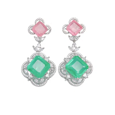 Meraki By Rashmi Bajaj Women's Pink / Purple / Blue Voyage Earrings