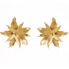 Meraki By Rashmi Bajaj Women's Star Flower Gold Earrings