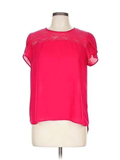 Pre-owned Meraki Short Sleeve Blouse In Pink