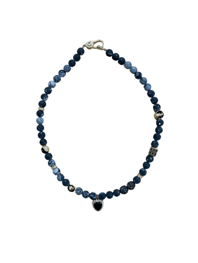 Merc Blacker The Berry Necklace 16' Black In Multi