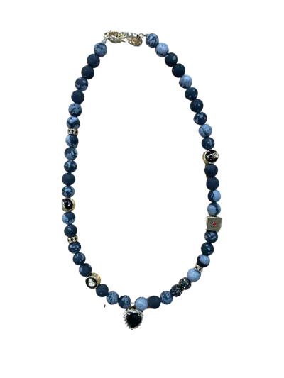 Merc Blacker The Berry Necklace 18 Pearl Necklace Black