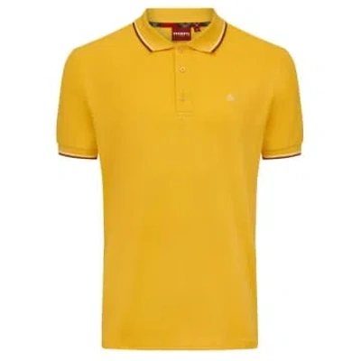 Merc London Card Polo Shirt In Yellow