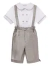Mercadante 1939 Linen Trouser Set In Brown