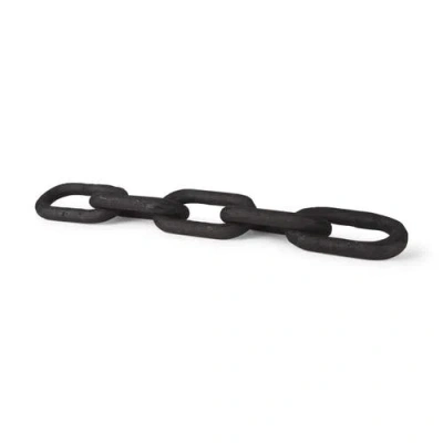 Mercana Alix Wooden Hand-made 5 Link Chain In Black