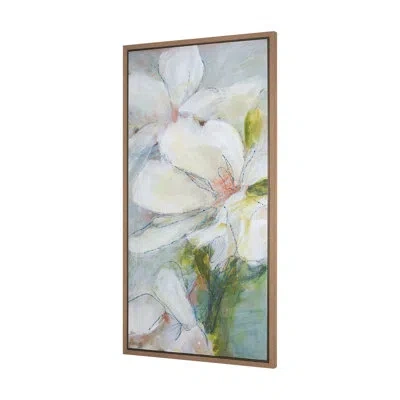 Mercana Aromatic Magnolia By  Studio A Hand Embellished Textured Framed Canvas